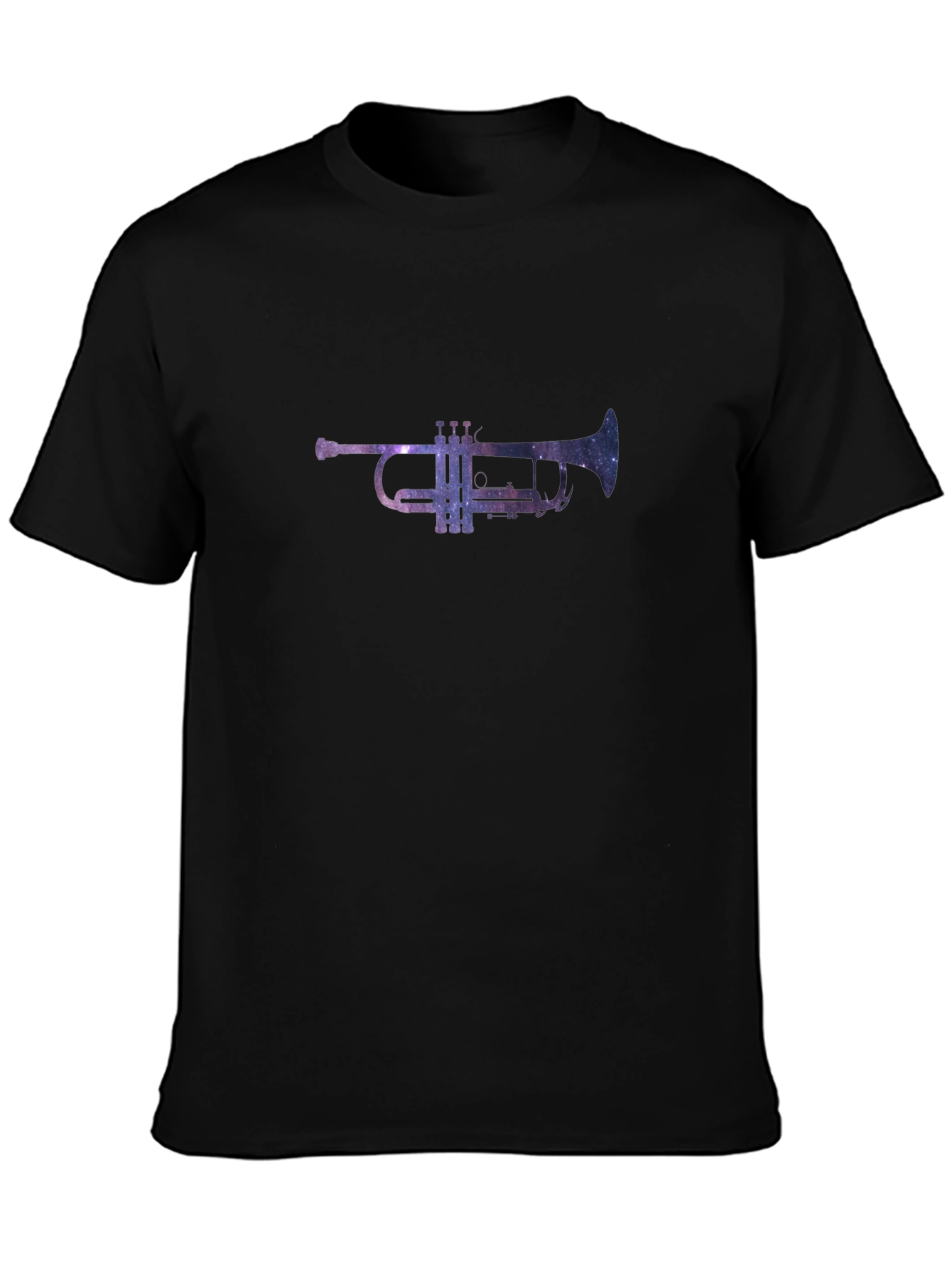 Cosmic Trumpet Graphic Tee - Black