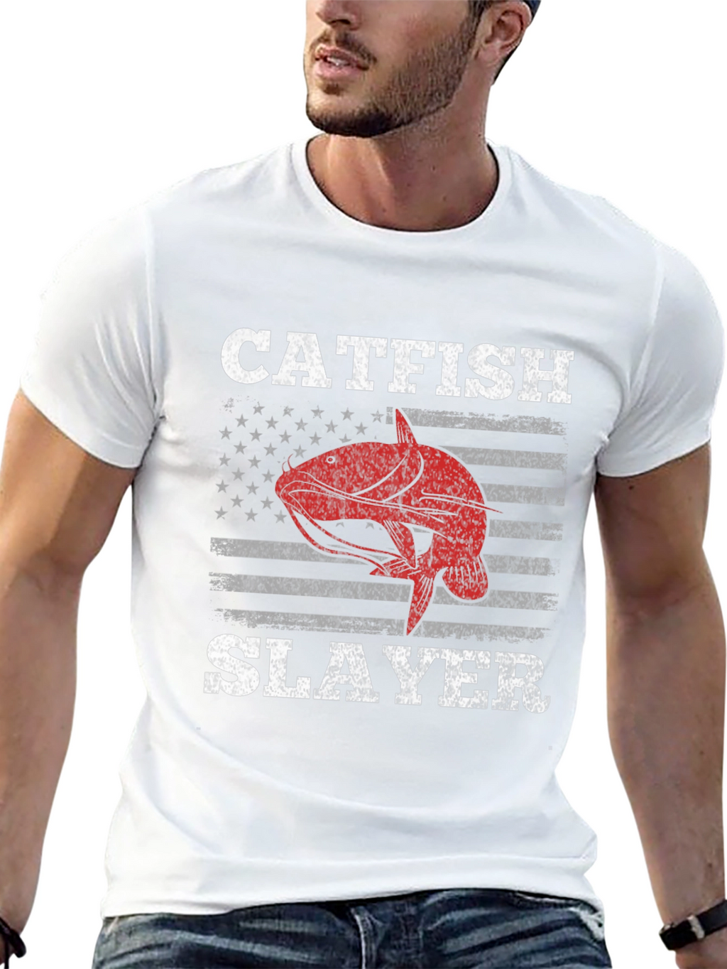 Catfish Slayer Graphic T-Shirt