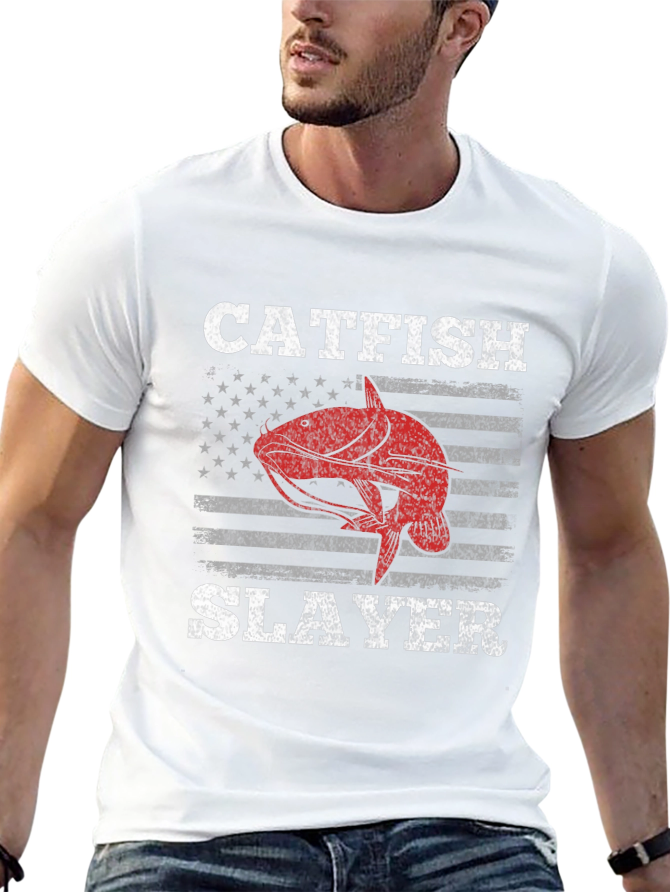 Catfish Slayer Graphic T-Shirt