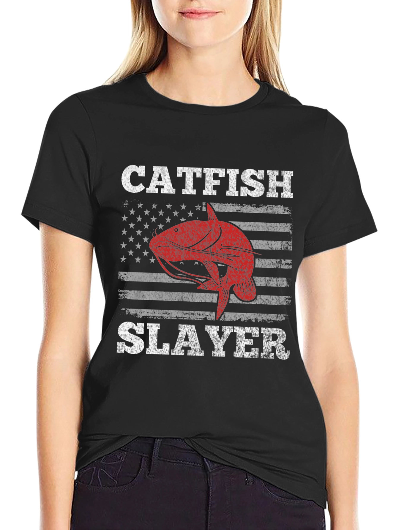 Catfish Slayer Graphic T-Shirt