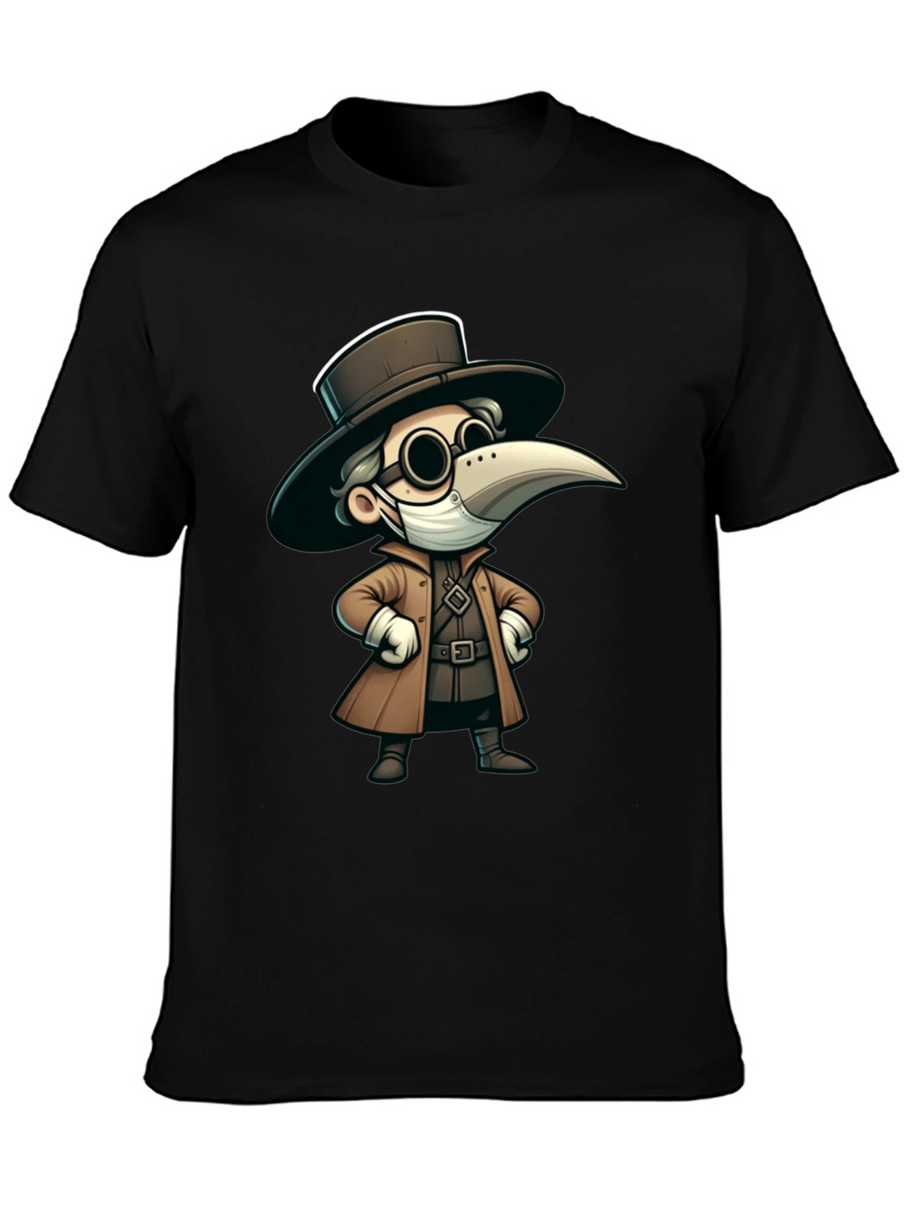 Plague Doctor Cartoon T-Shirt