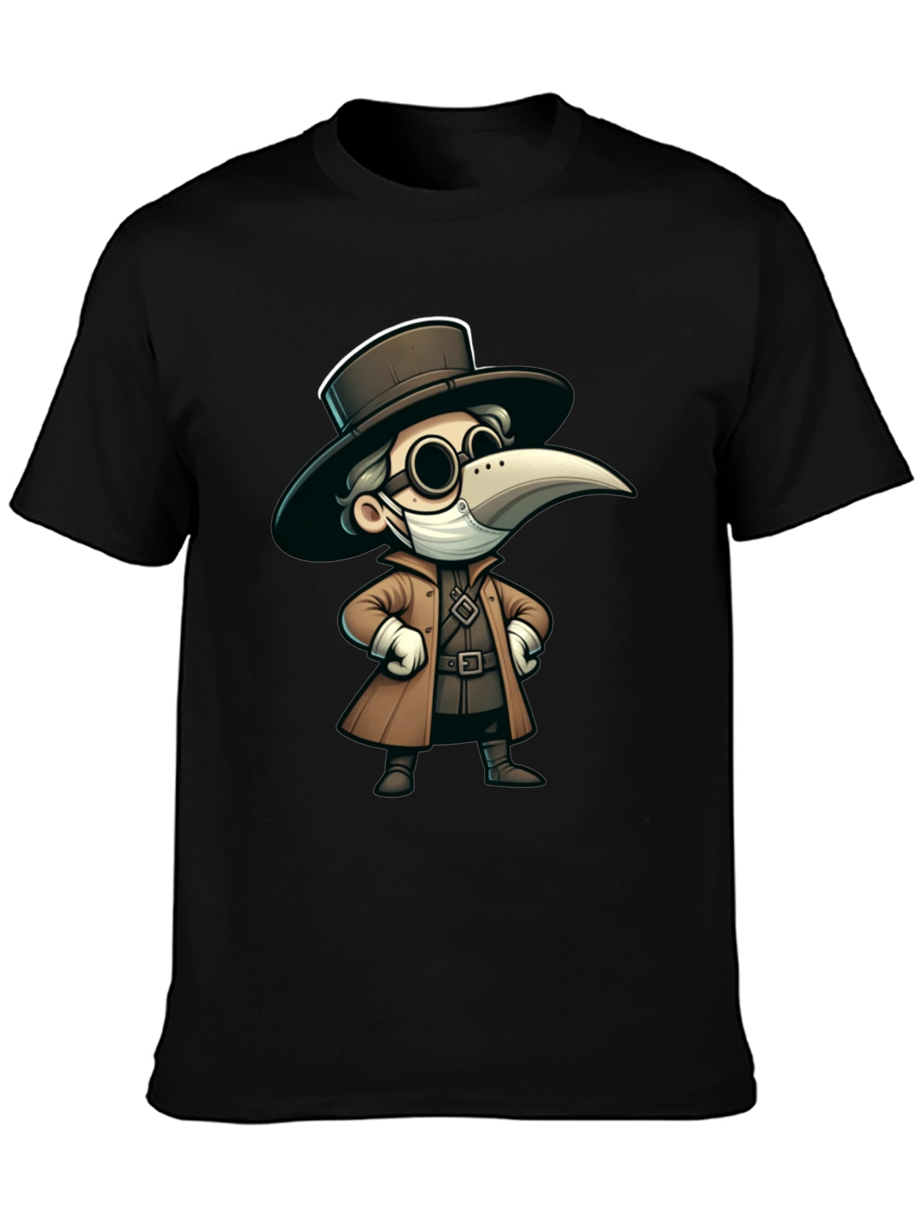 Plague Doctor Cartoon T-Shirt