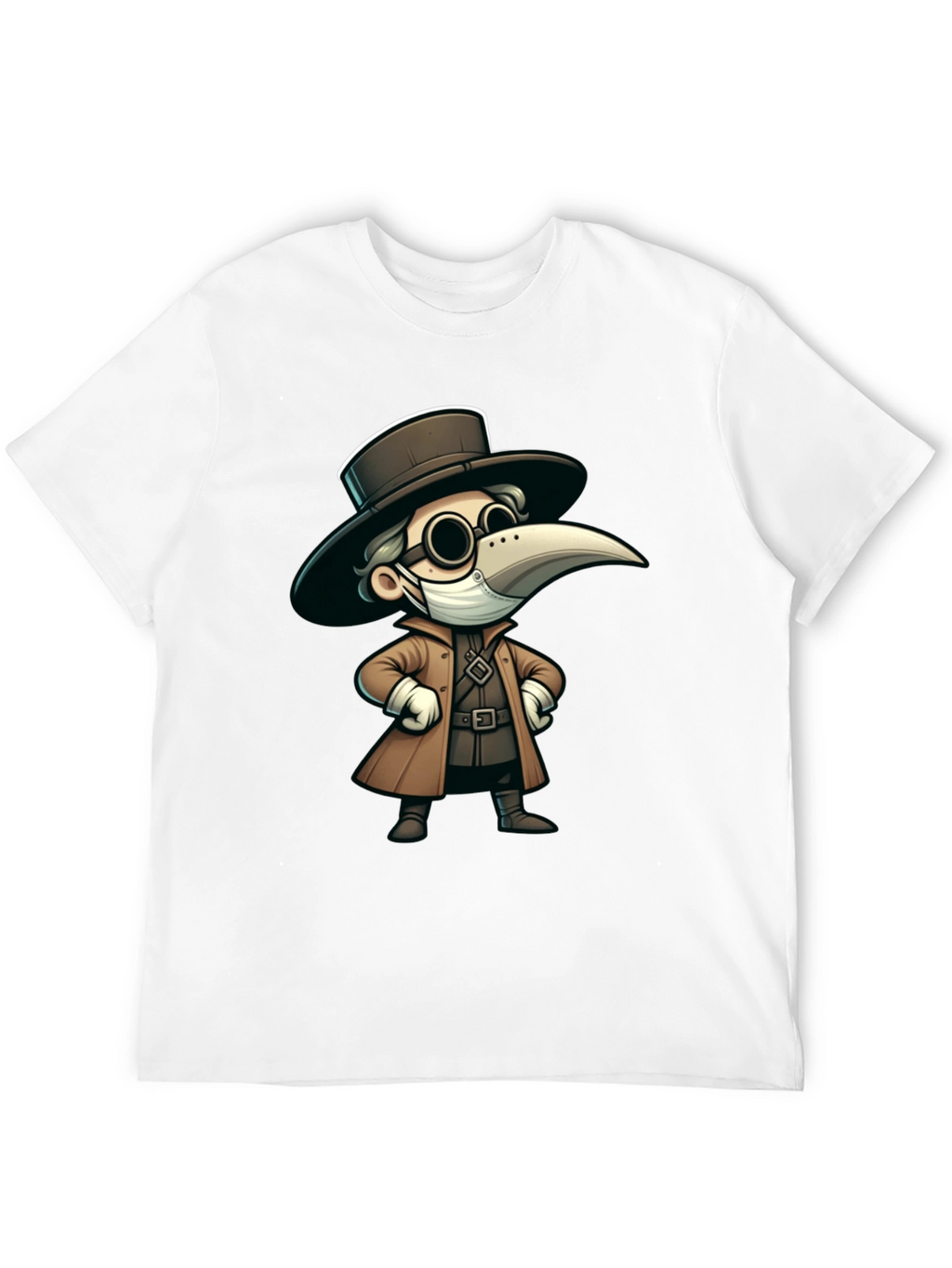 Plague Doctor Cartoon T-Shirt
