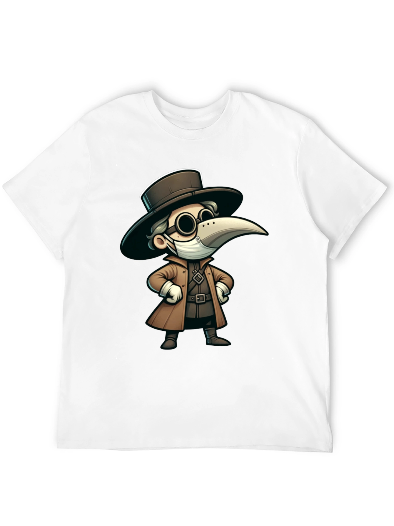Plague Doctor Cartoon T-Shirt