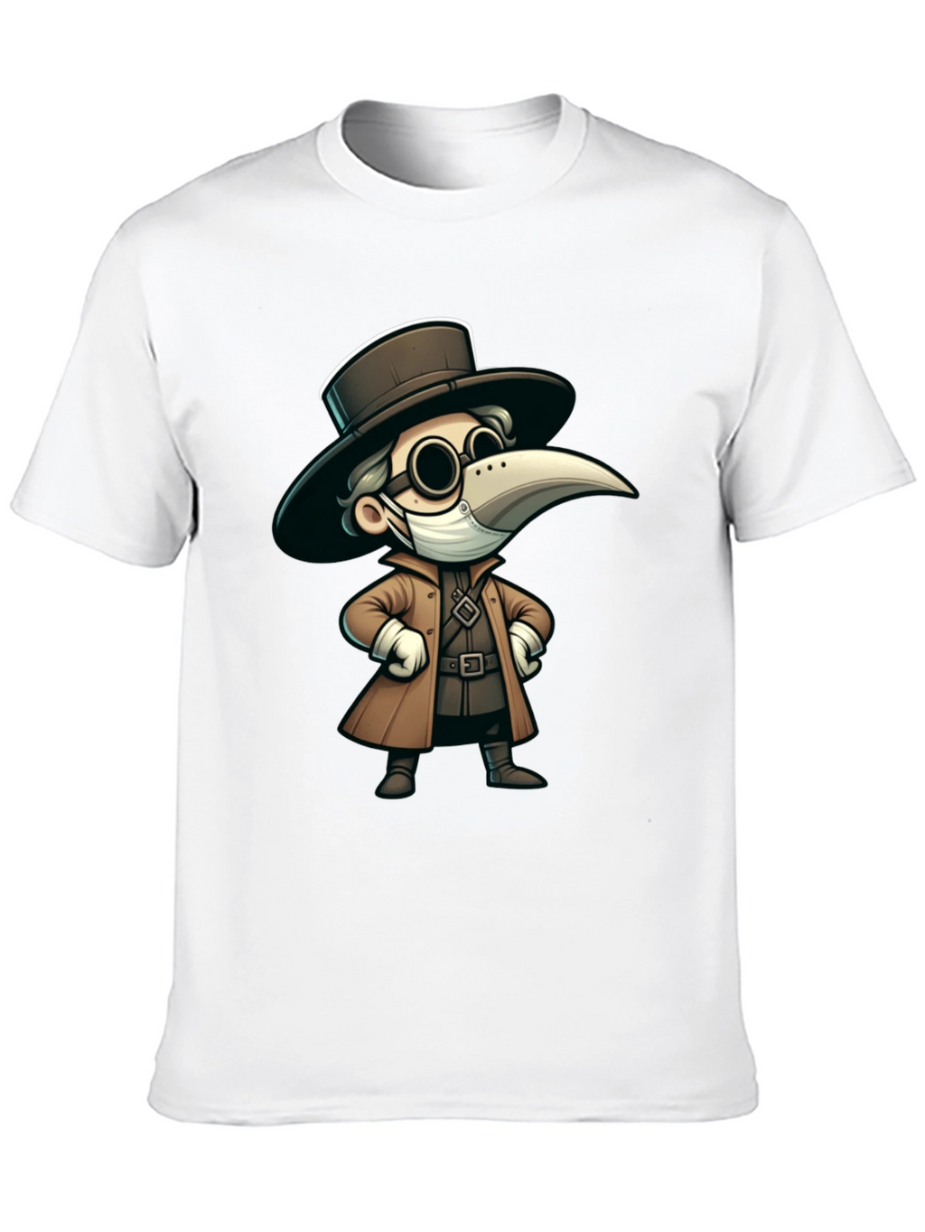 Plague Doctor Cartoon T-Shirt