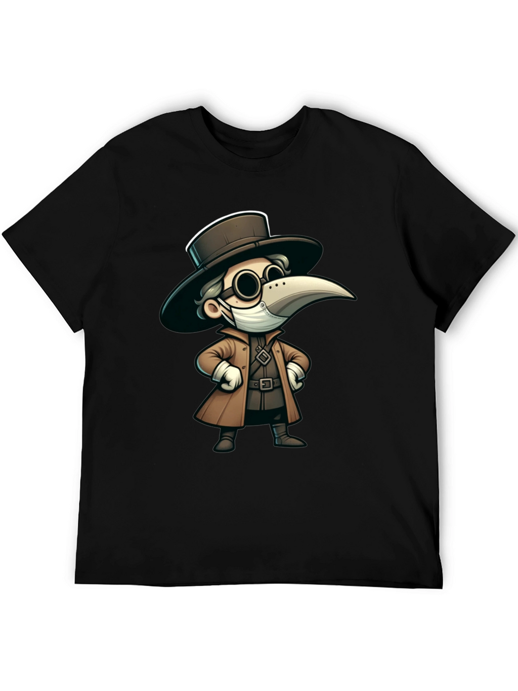 Plague Doctor Cartoon T-Shirt