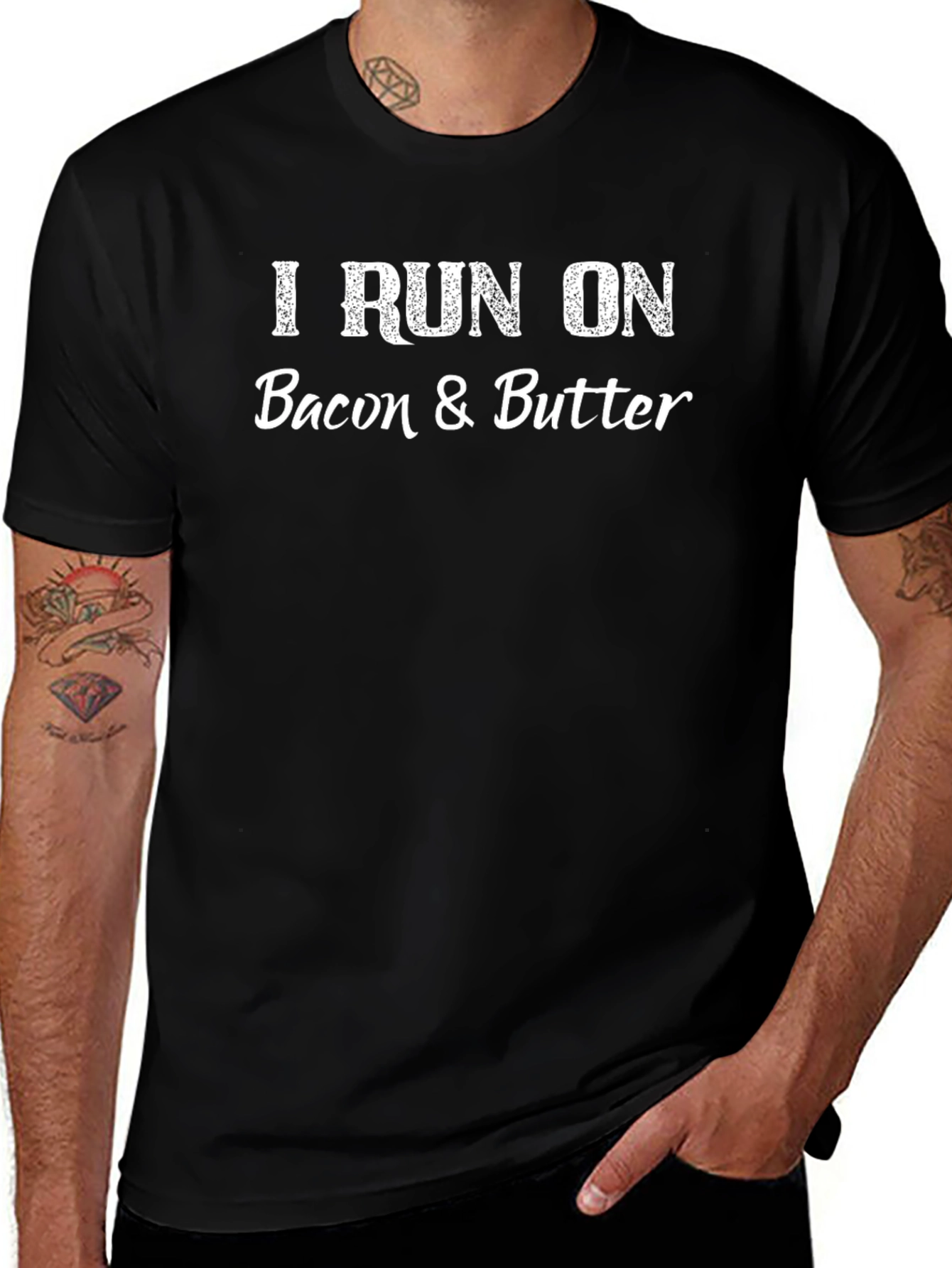 Bacon & Butter T-Shirt - Funny Foodie Tee