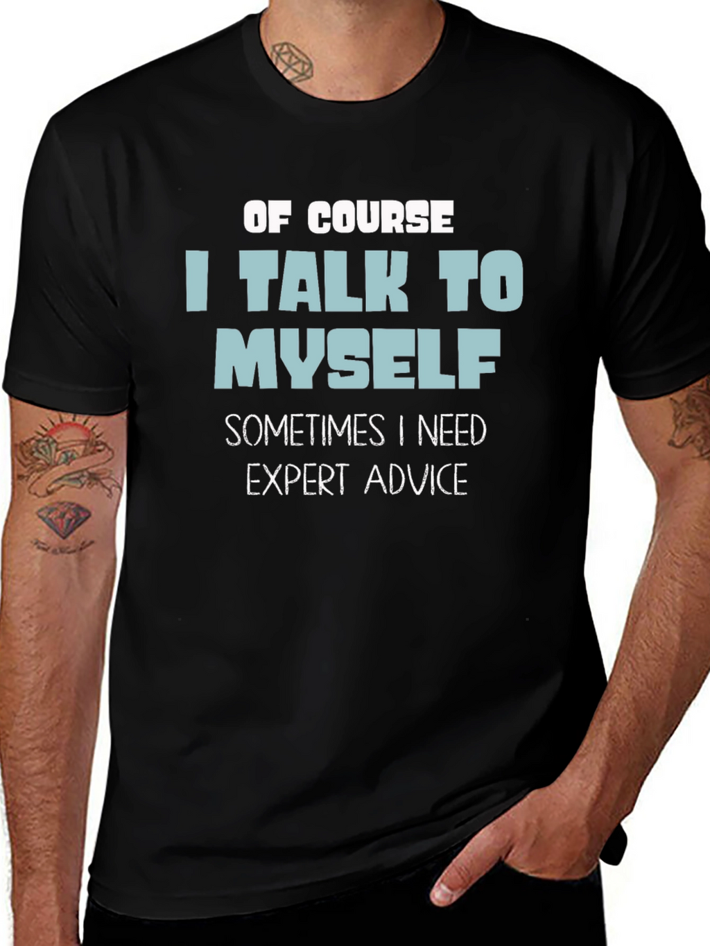 Funny I Talk to Myself Graphic T-Shirt