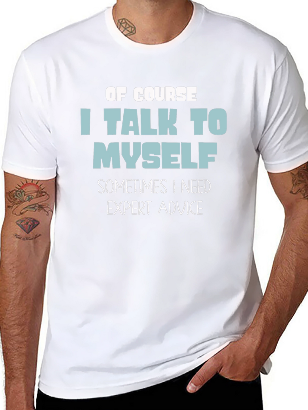 Funny I Talk to Myself Graphic T-Shirt