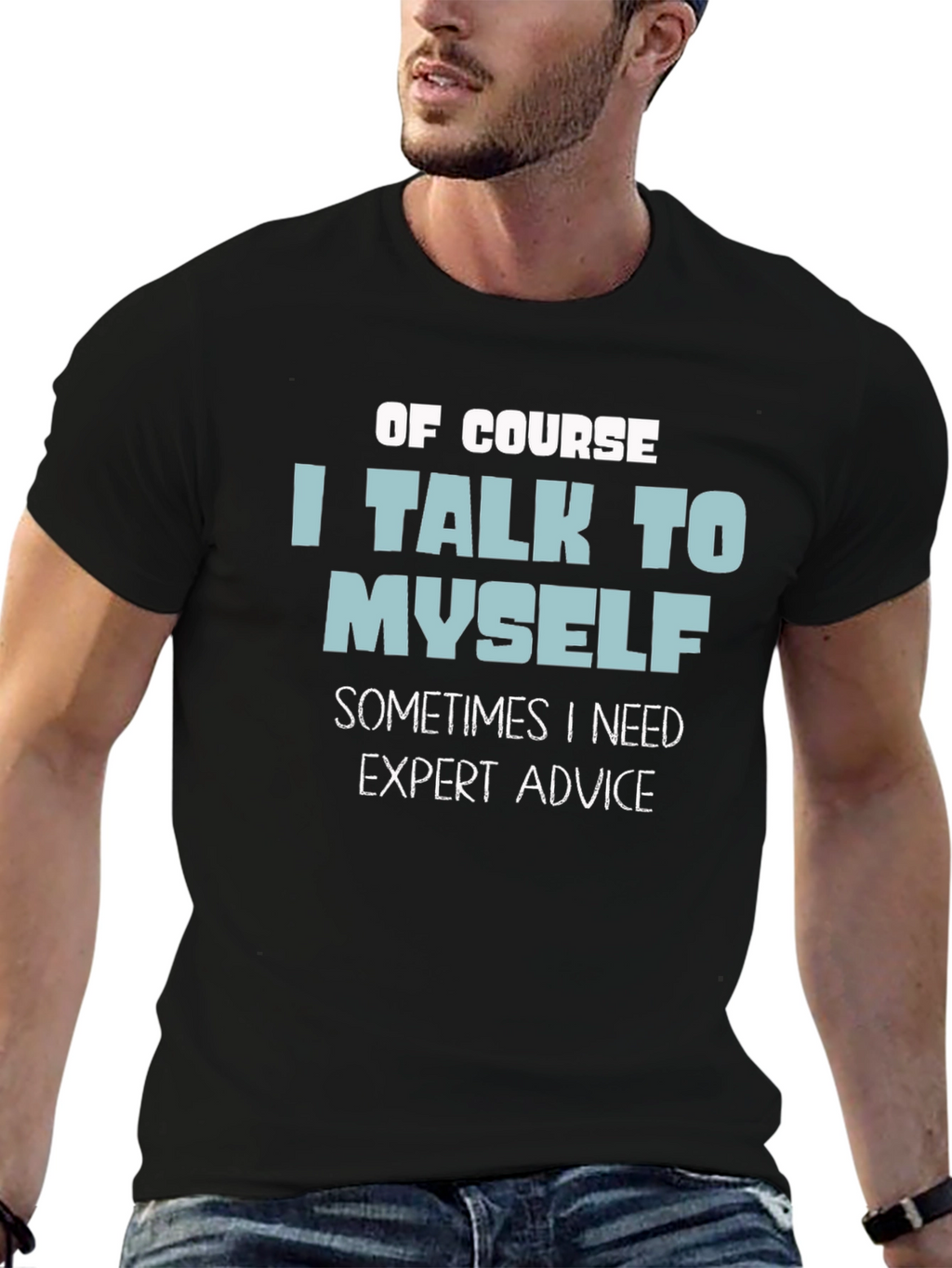 Funny I Talk to Myself Graphic T-Shirt