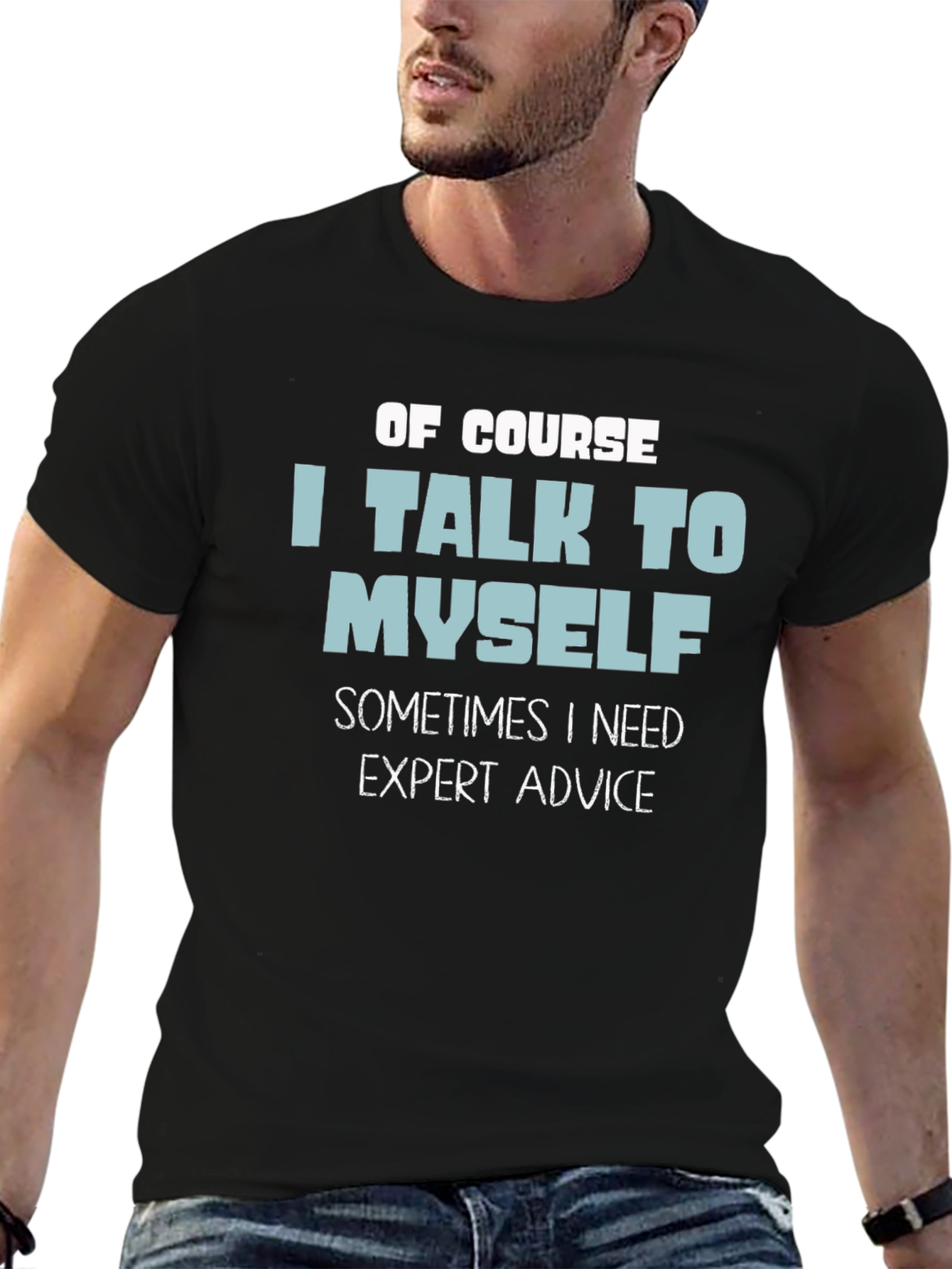 Funny I Talk to Myself Graphic T-Shirt