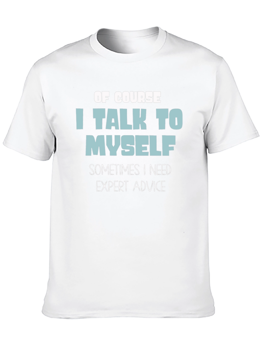 Funny I Talk to Myself Graphic T-Shirt