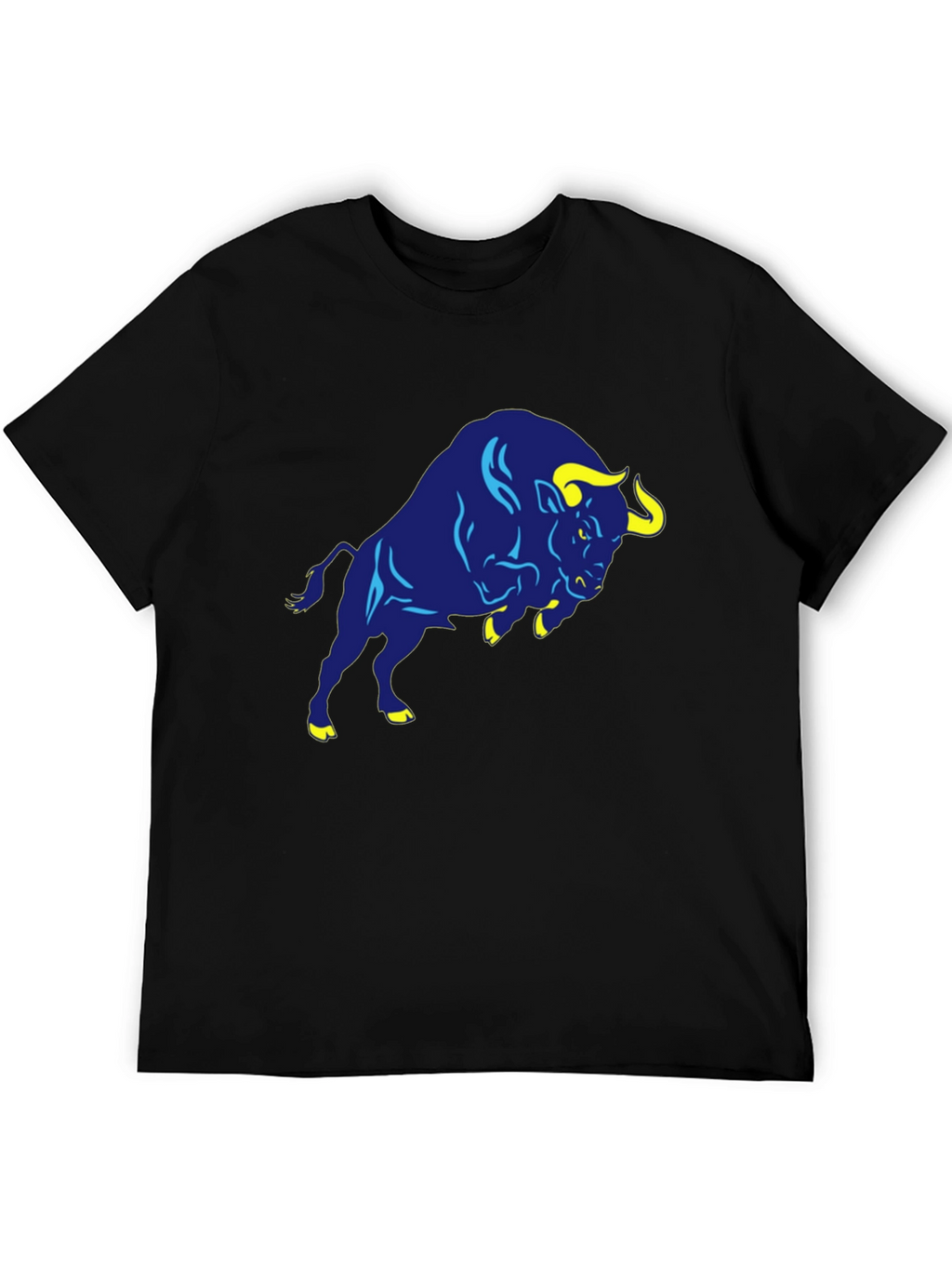 Bull Graphic Black T-Shirt
