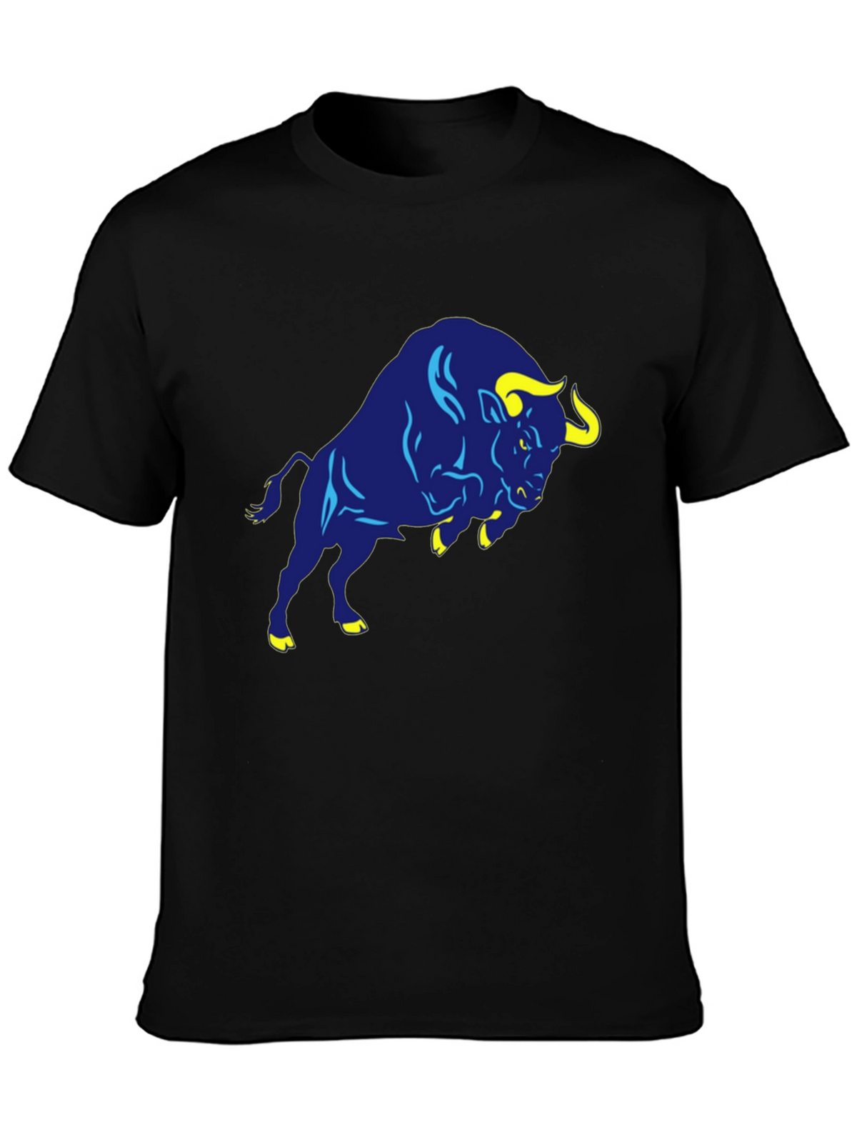 Bull Graphic Black T-Shirt