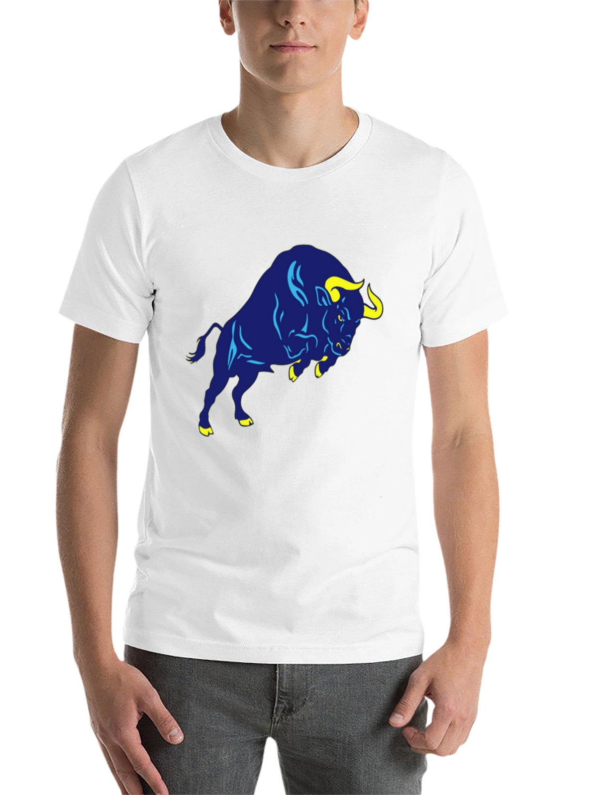 Bull Graphic Black T-Shirt
