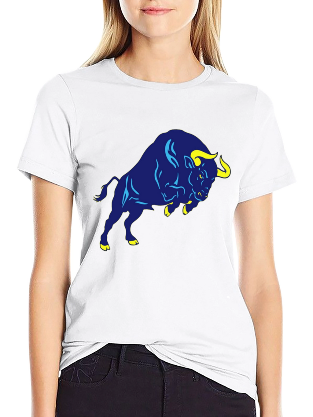 Bull Graphic Black T-Shirt