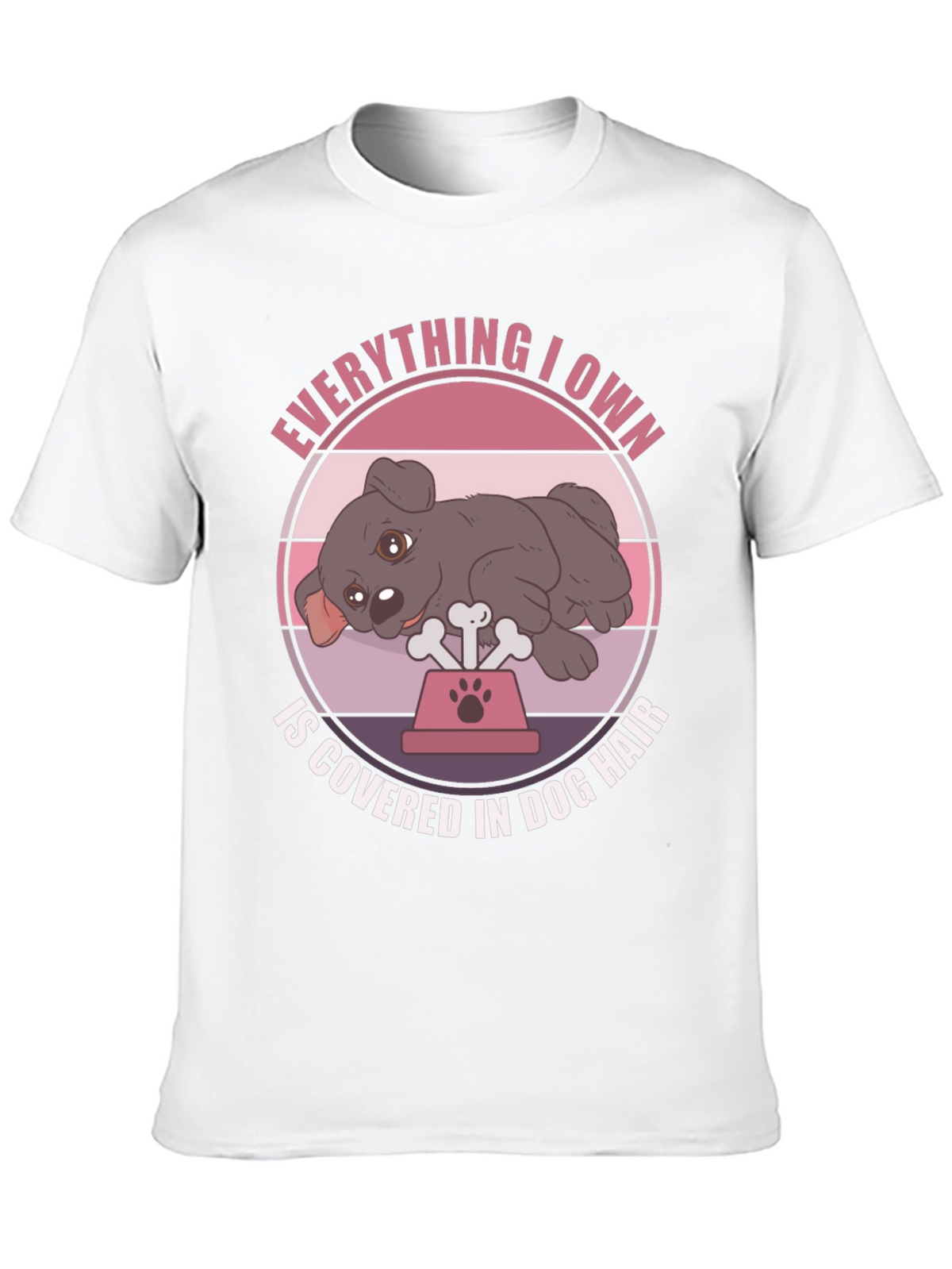 Dog Hair Lover T-Shirt - Cute Dog Design