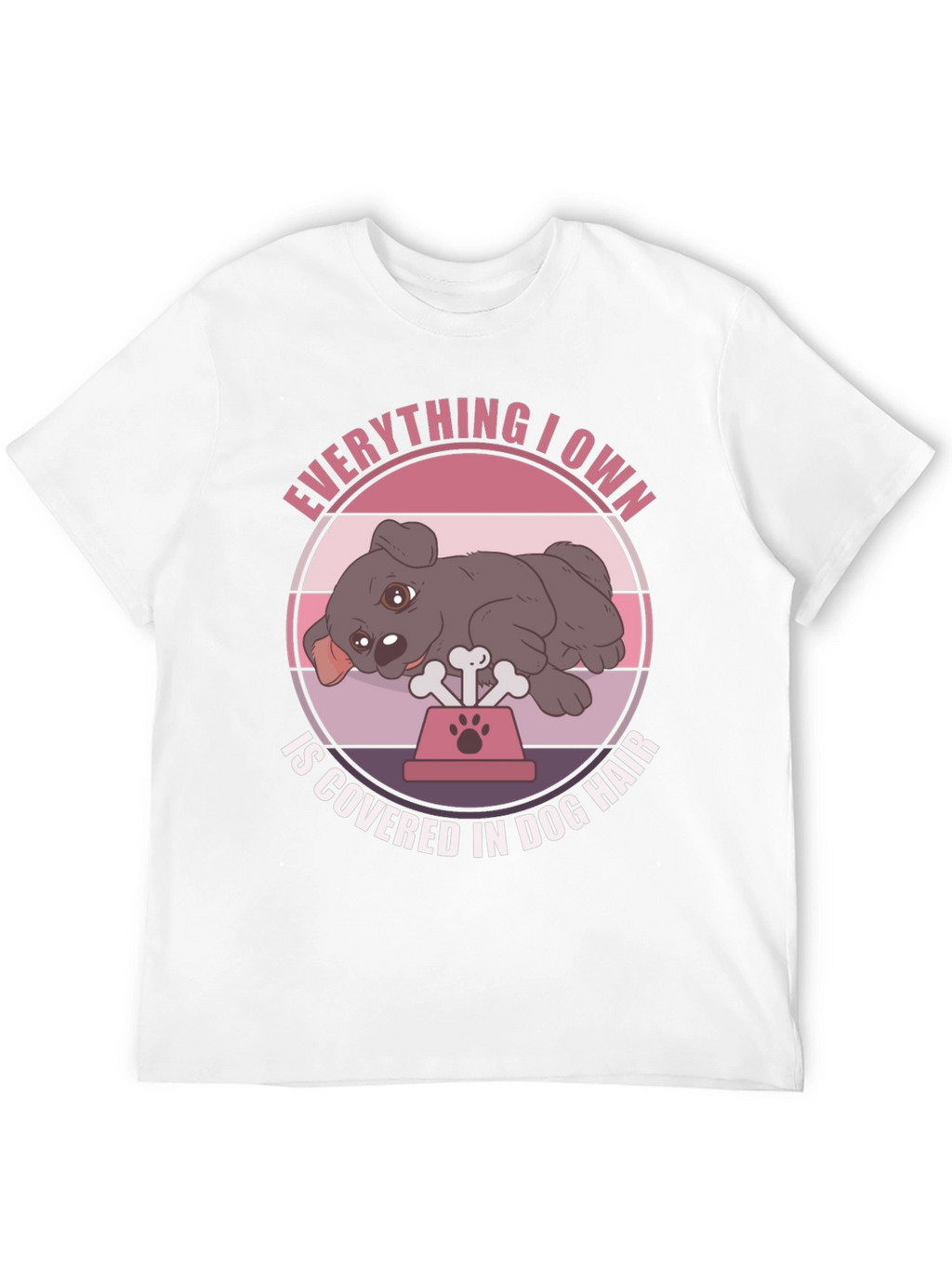 Dog Hair Lover T-Shirt - Cute Dog Design