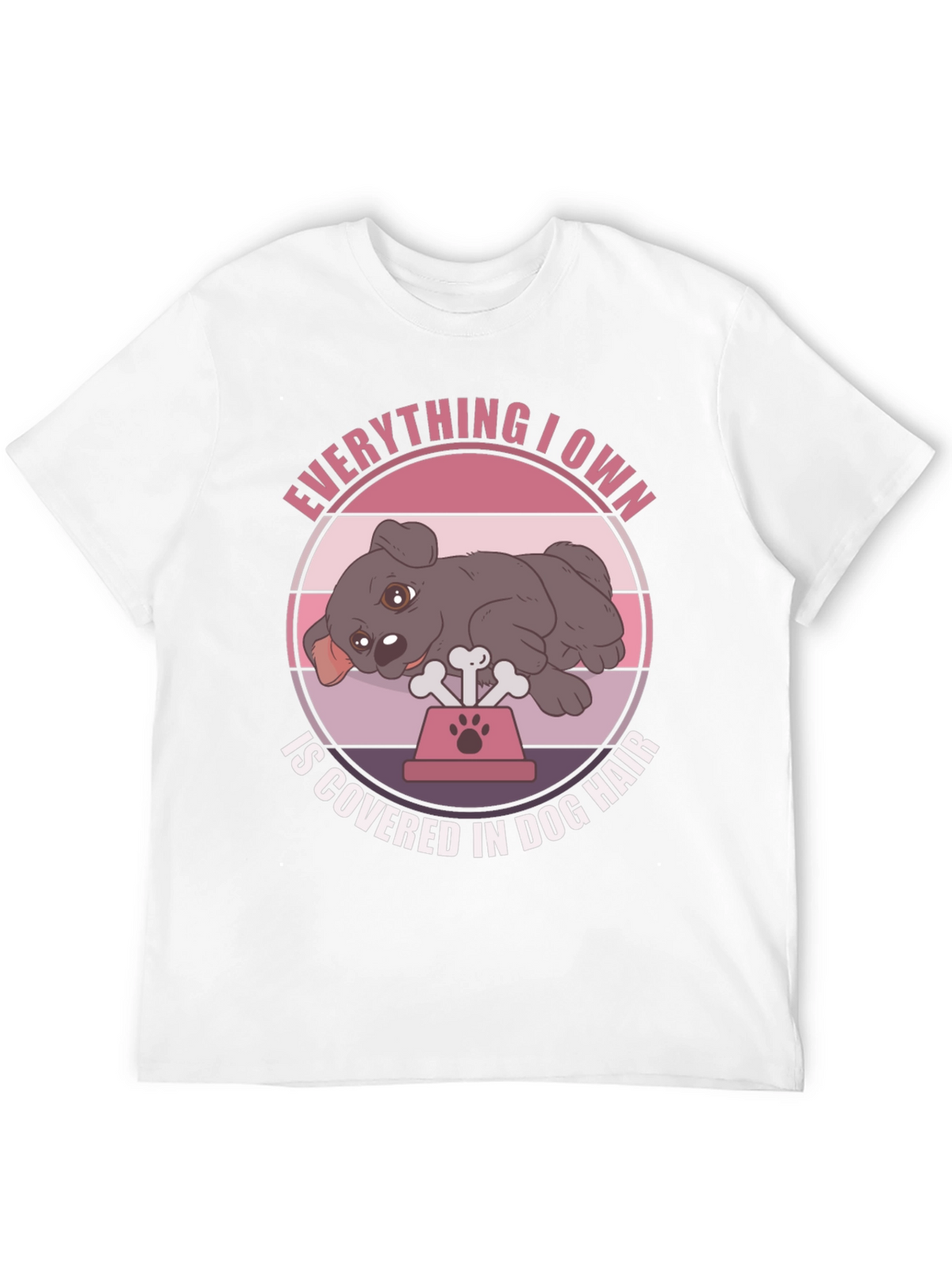Dog Hair Lover T-Shirt - Cute Dog Design
