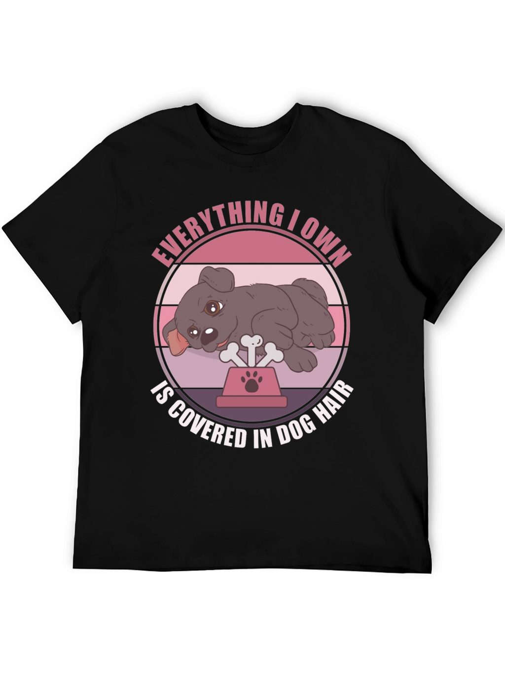 Dog Hair Lover T-Shirt - Cute Dog Design