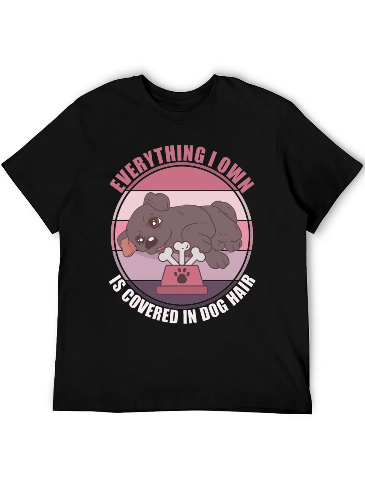 Dog Hair Lover T-Shirt - Cute Dog Design
