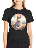 Shiba Inu Rainbow T-Shirt - Unique Dog Lover Tee