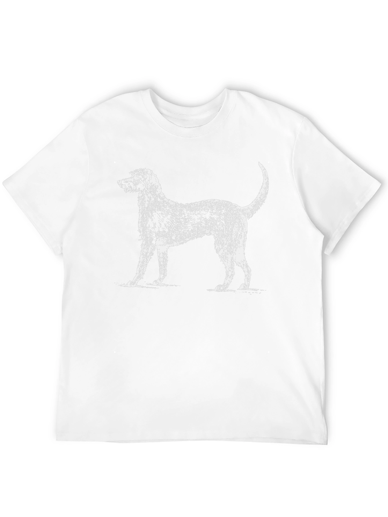 Vintage Dog Graphic Black T-Shirt