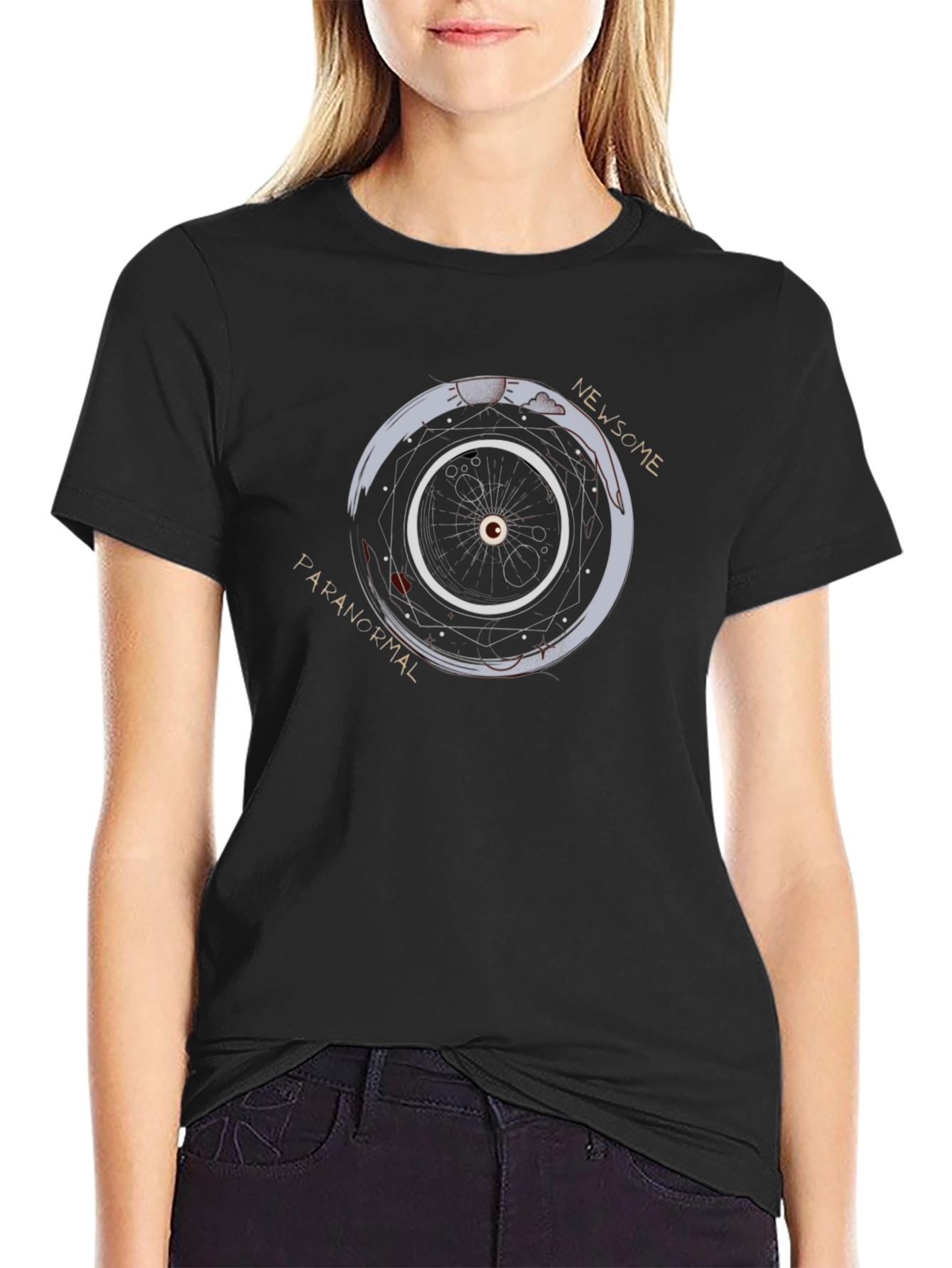 Paranormal Newsom Graphic Tee - Black