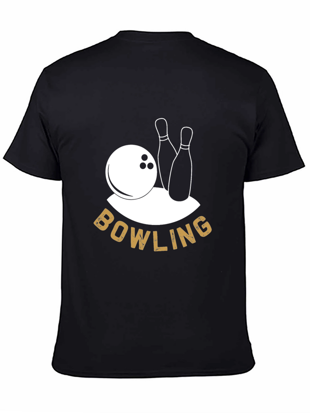 Bowling Graphic Tee - Black