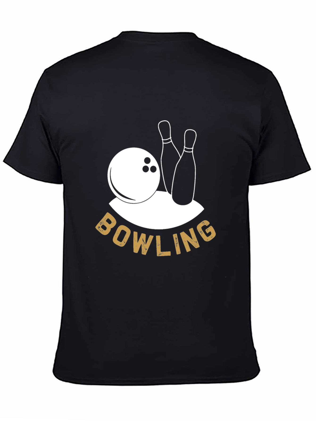 Bowling Graphic Tee - Black