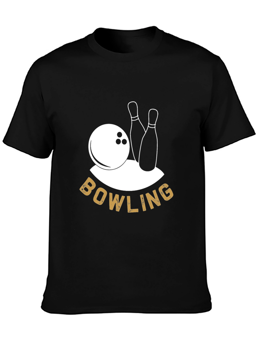 Bowling Graphic Tee - Black