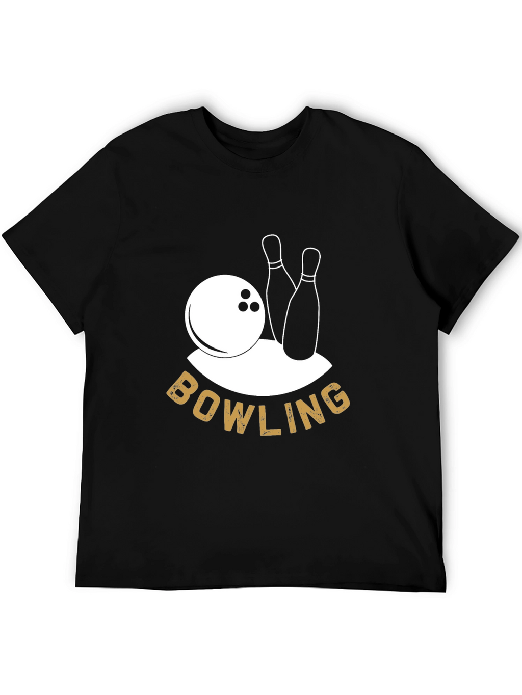 Bowling Graphic Tee - Black