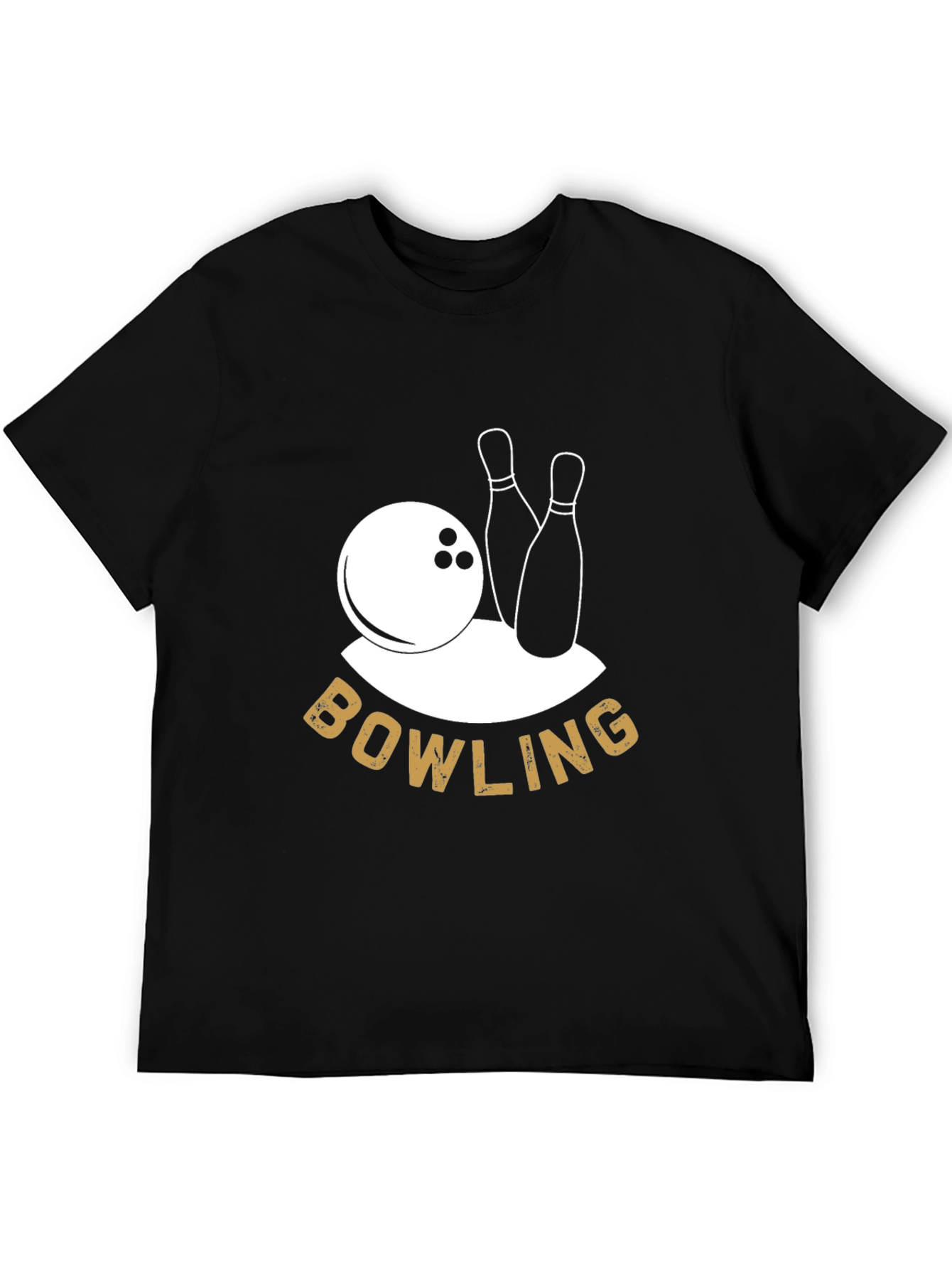 Bowling Graphic Tee - Black