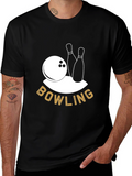 Bowling Graphic Tee - Black