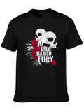 A Boy Named Fury Skull & Roses Graphic T-Shirt