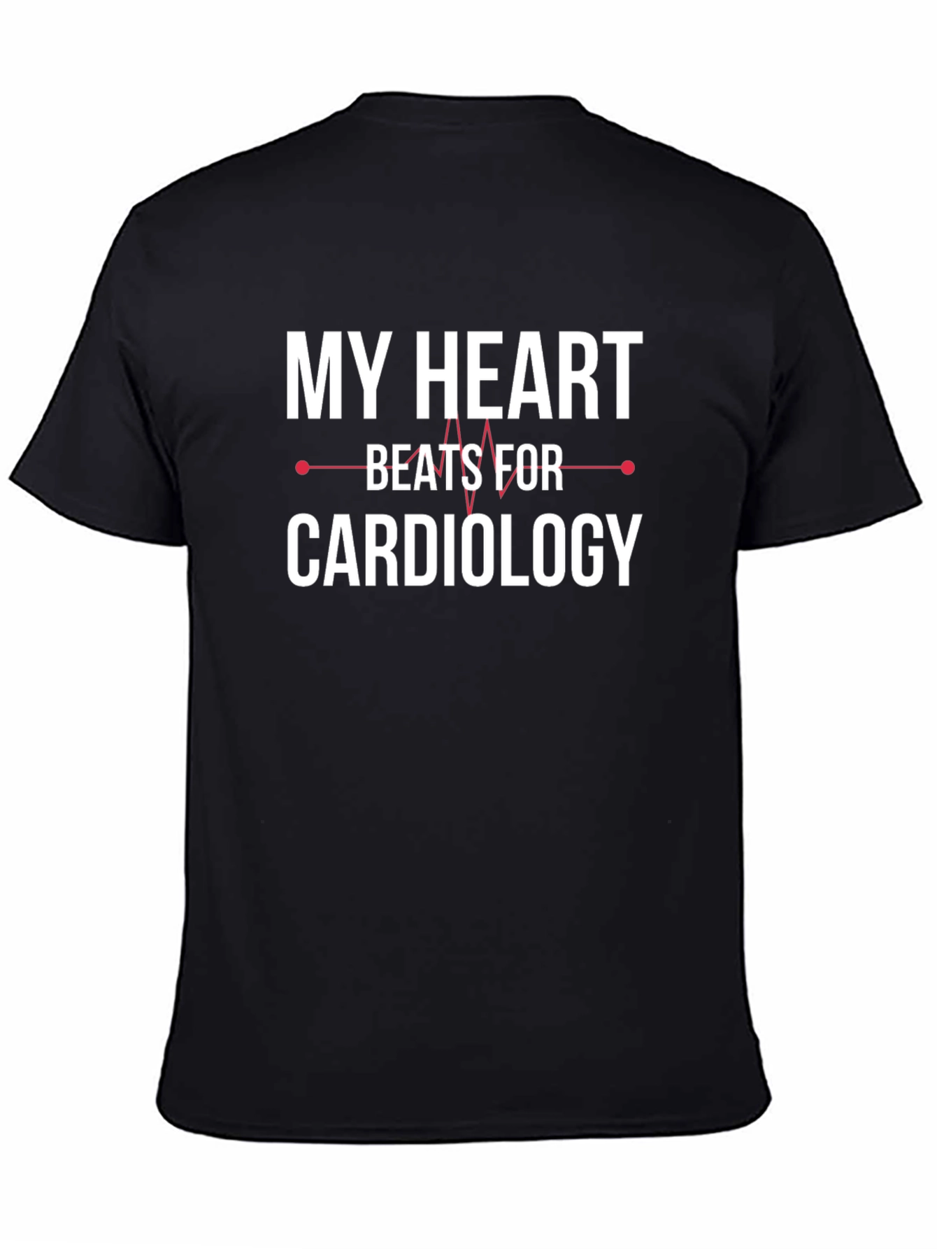 Cardiology T-Shirt - Heartbeat Design