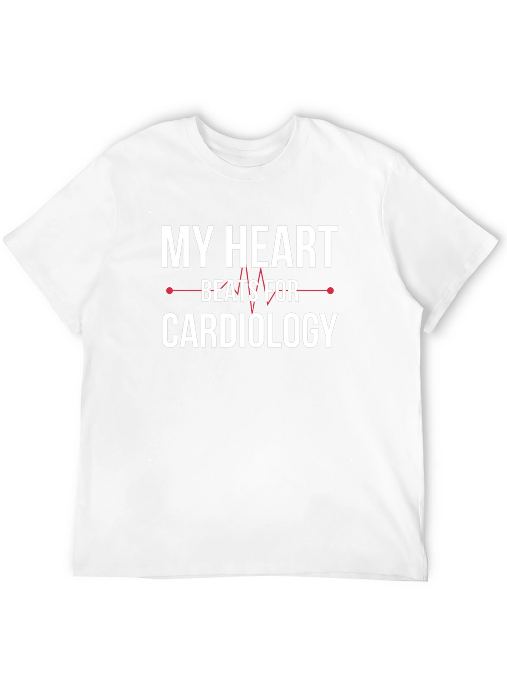 Cardiology T-Shirt - Heartbeat Design