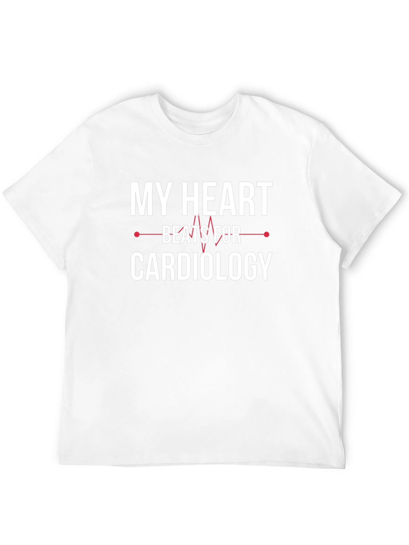 Cardiology T-Shirt - Heartbeat Design