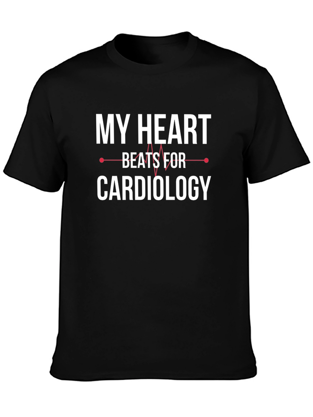 Cardiology T-Shirt - Heartbeat Design