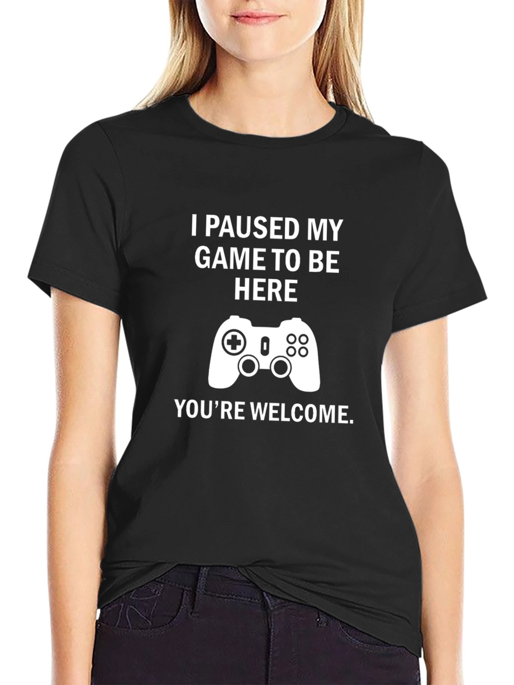 Funny Gamer T-Shirt - I Paused My Game