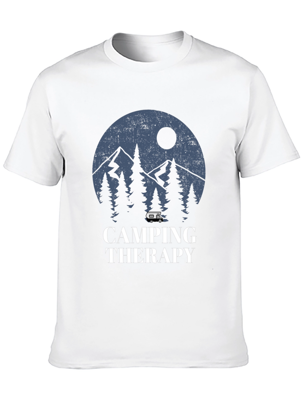 Camping Therapy Graphic Tee - Outdoor Adventure Shirt