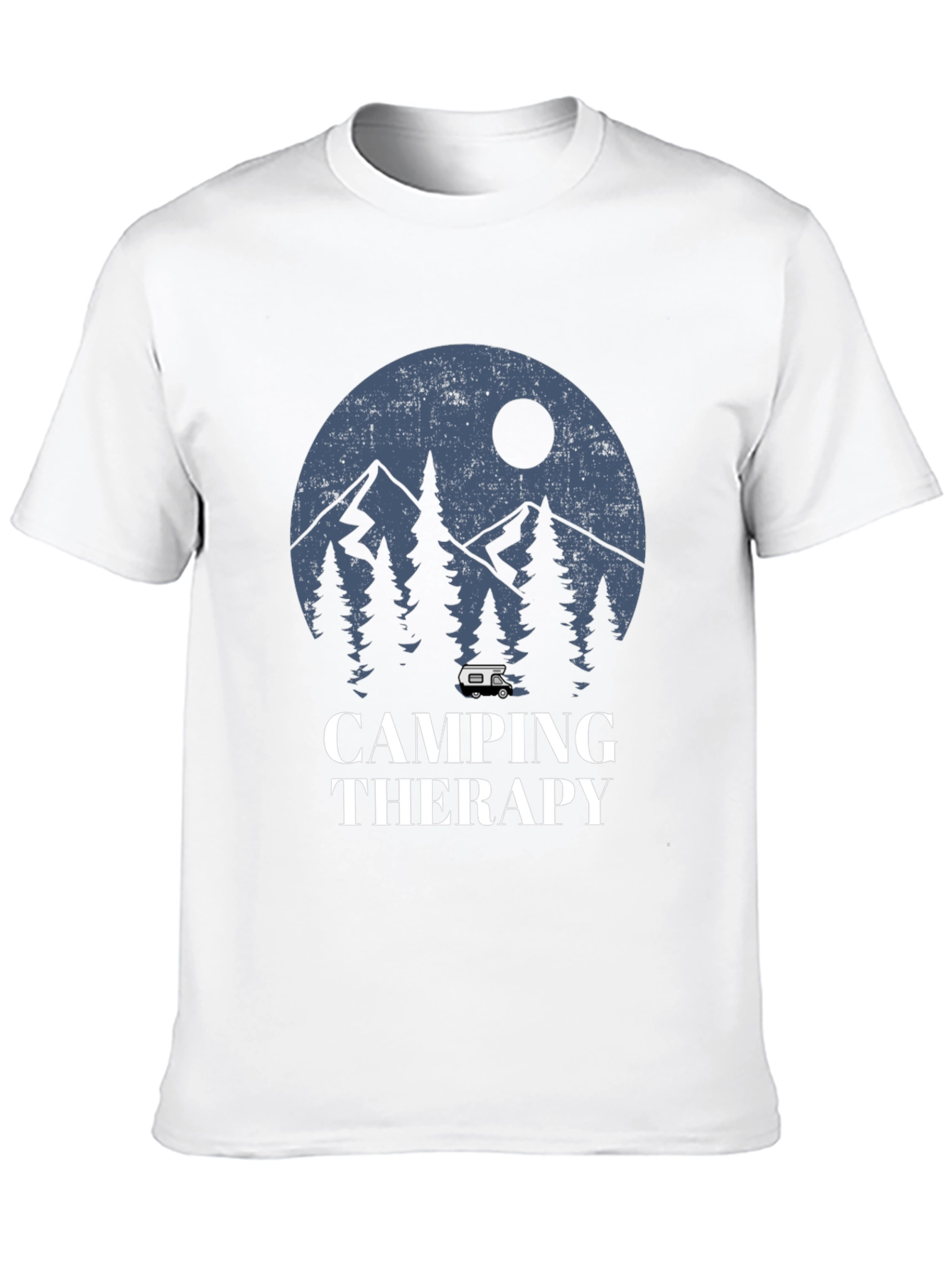 Camping Therapy Graphic Tee - Outdoor Adventure Shirt
