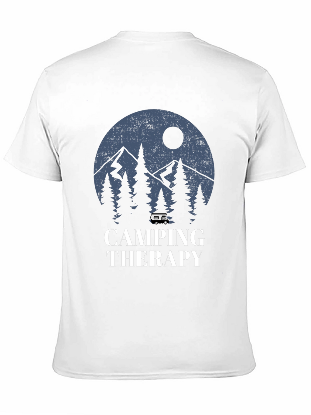 Camping Therapy Graphic Tee - Outdoor Adventure Shirt