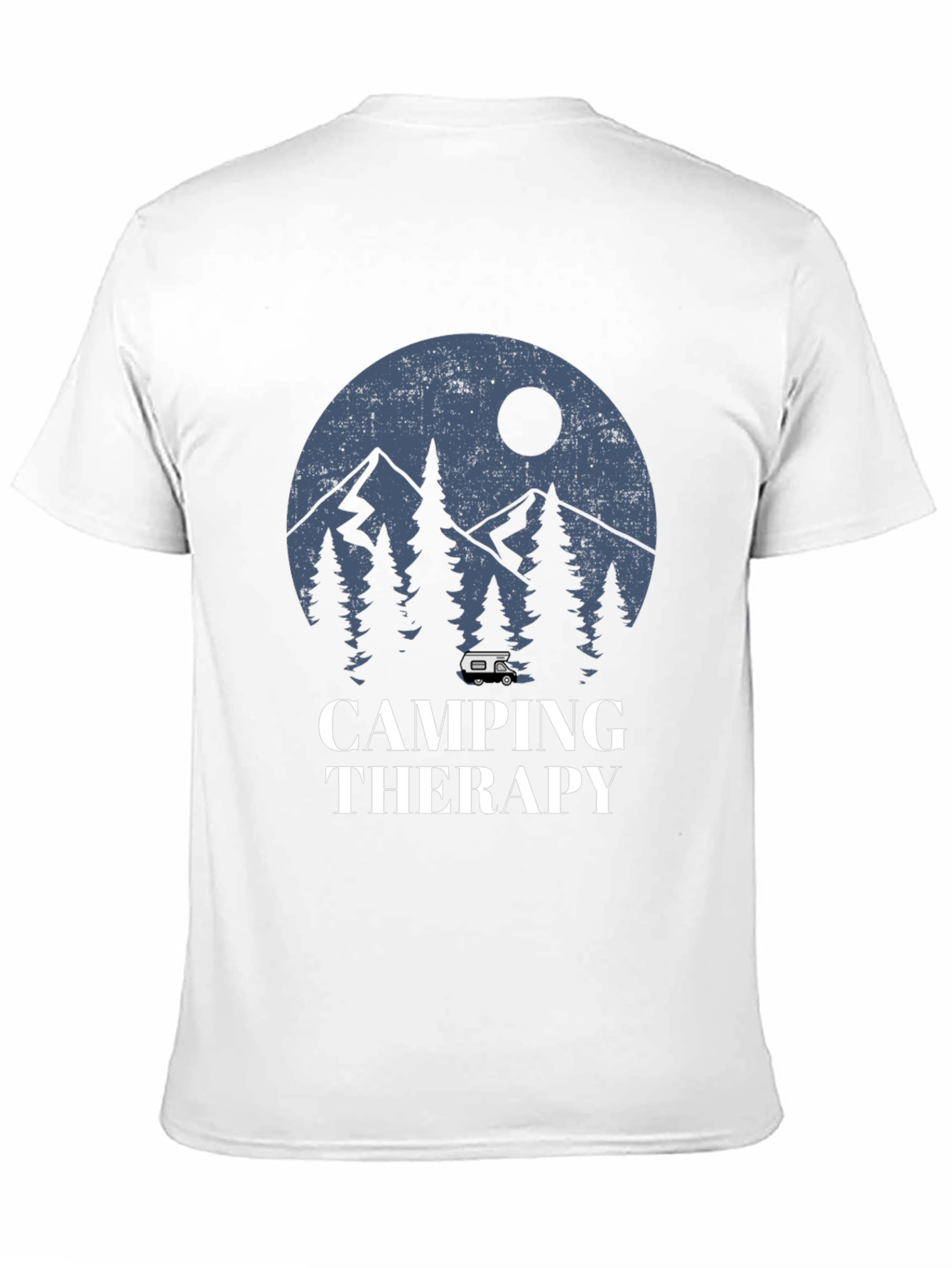 Camping Therapy Graphic Tee - Outdoor Adventure Shirt