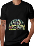 Whimsical House Graphic Tee - Artistic Print Comfort