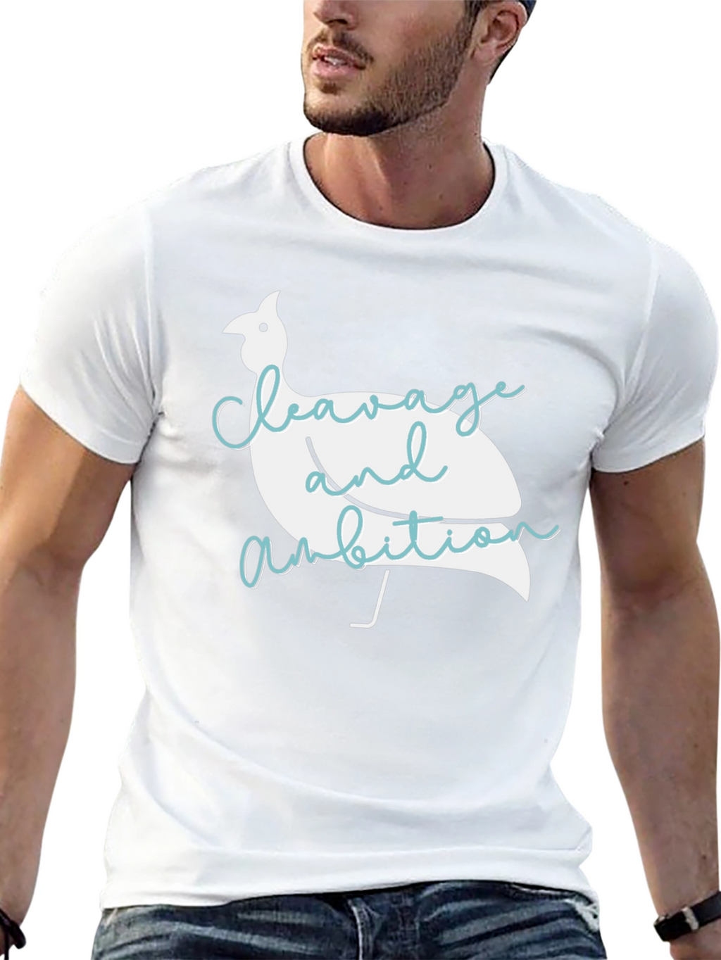 Cleavage and Ambition Graphic Tee