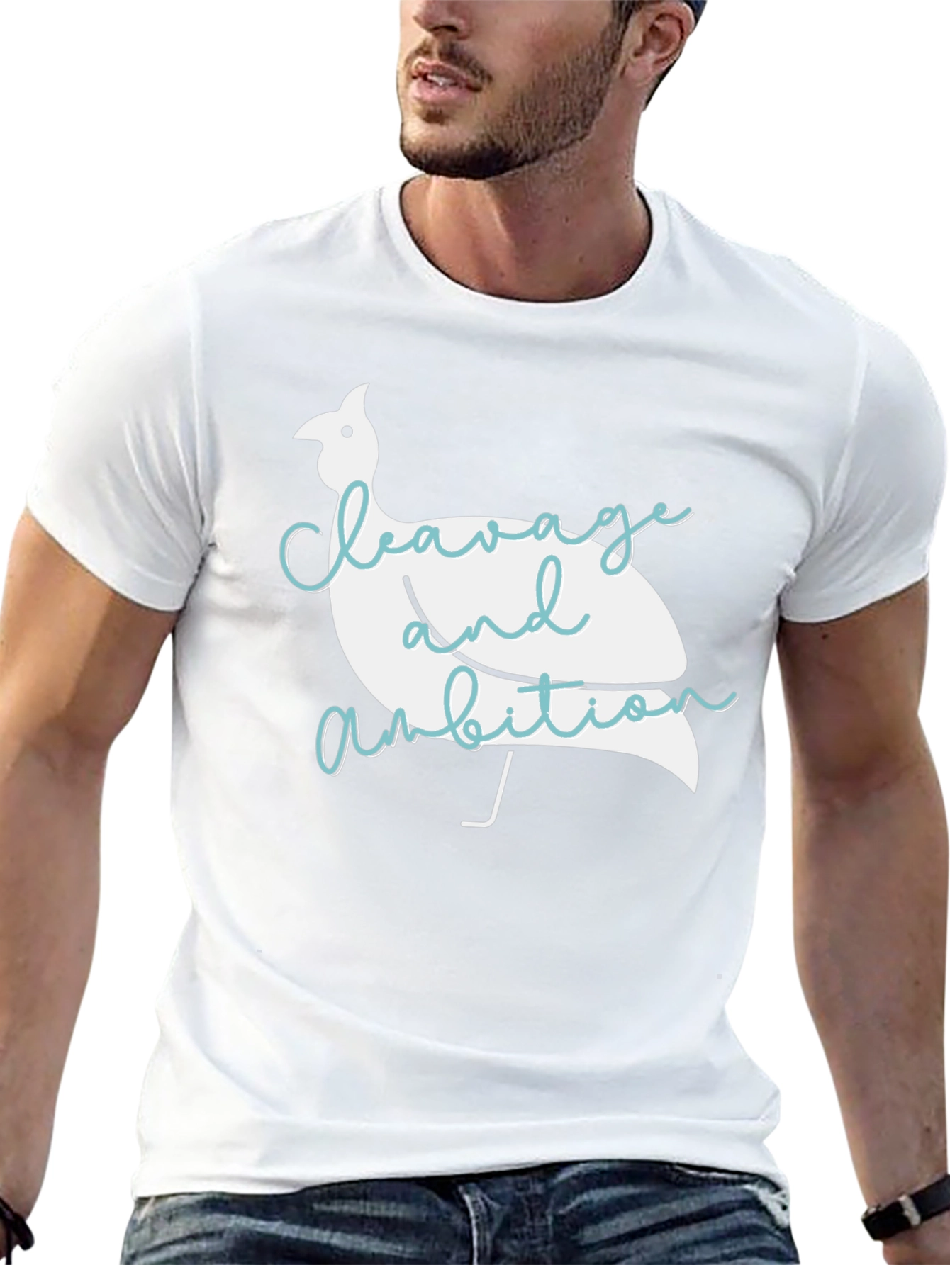 Cleavage and Ambition Graphic Tee