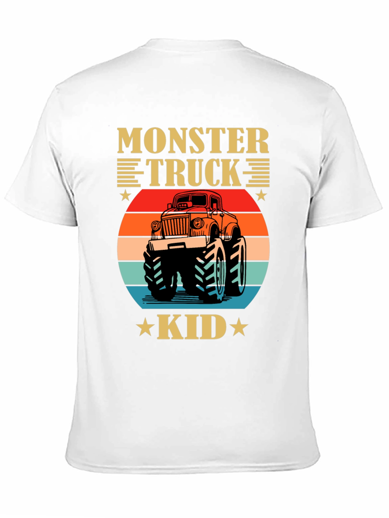 Monster Truck Kid Tee - Retro Graphic