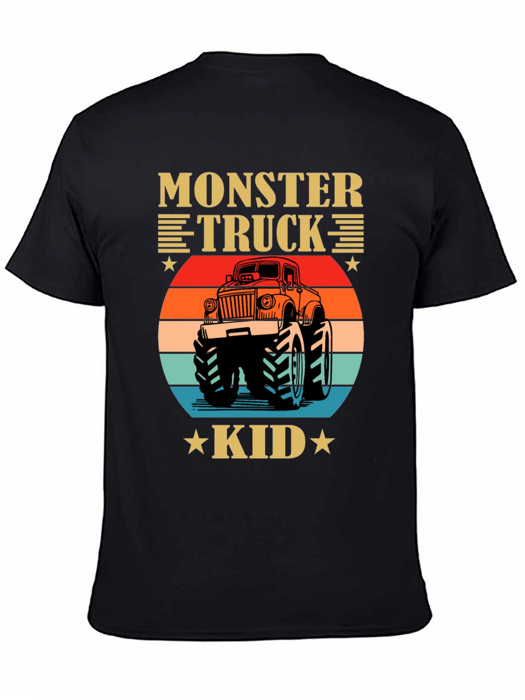 Monster Truck Kid Tee - Retro Graphic