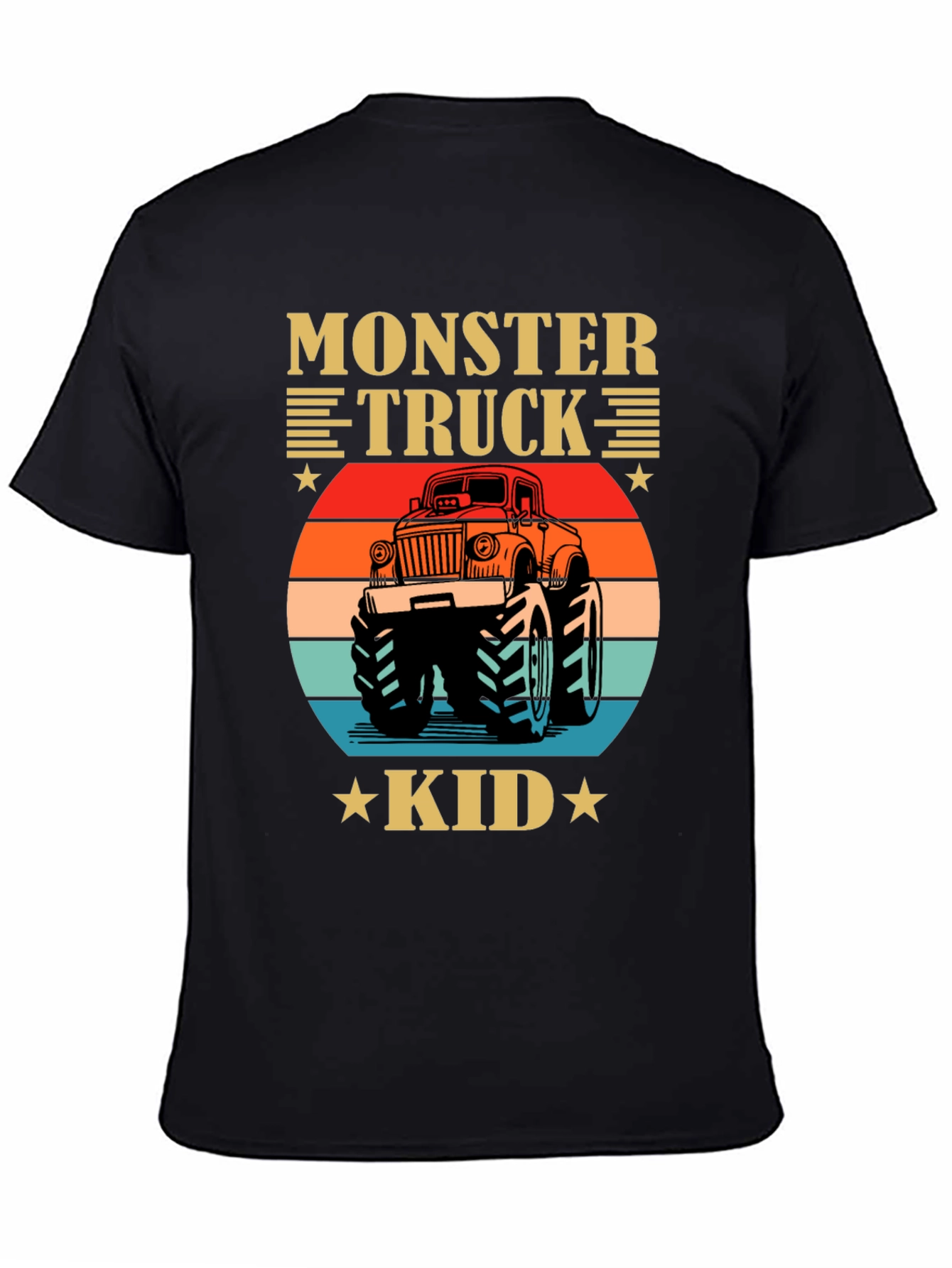 Monster Truck Kid Tee - Retro Graphic